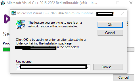 I Am Getting An Error While Installing Microsoft Visual C++ 2015-2019 ...