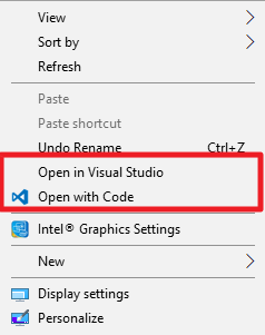 How to remove Visual Studio option from right click options from -  Microsoft Community