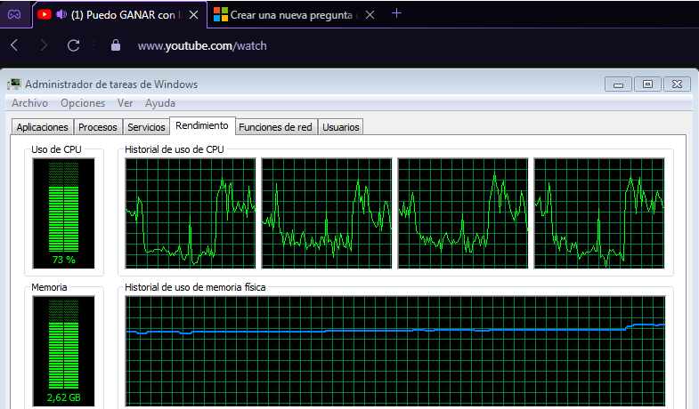 ama de casa sexo apertura Windows 7 consume mucha RAM y el CPU está al 100% - Microsoft Community