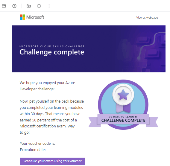 challenge completed