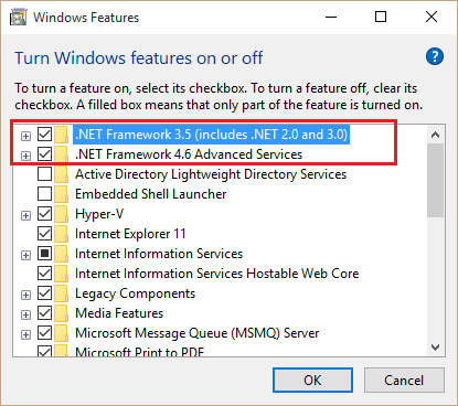 asp net v4 0 windows 10 download