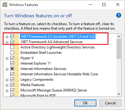 Install .Net Framework 4.0 for Win10 - Microsoft Community