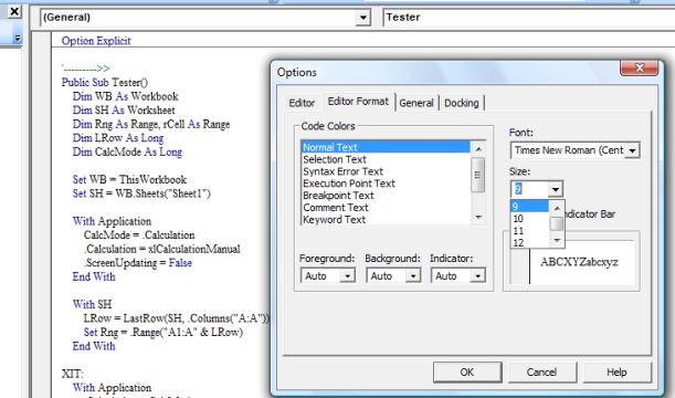 font-size-in-vba-editor-in-excel-2016-microsoft-community