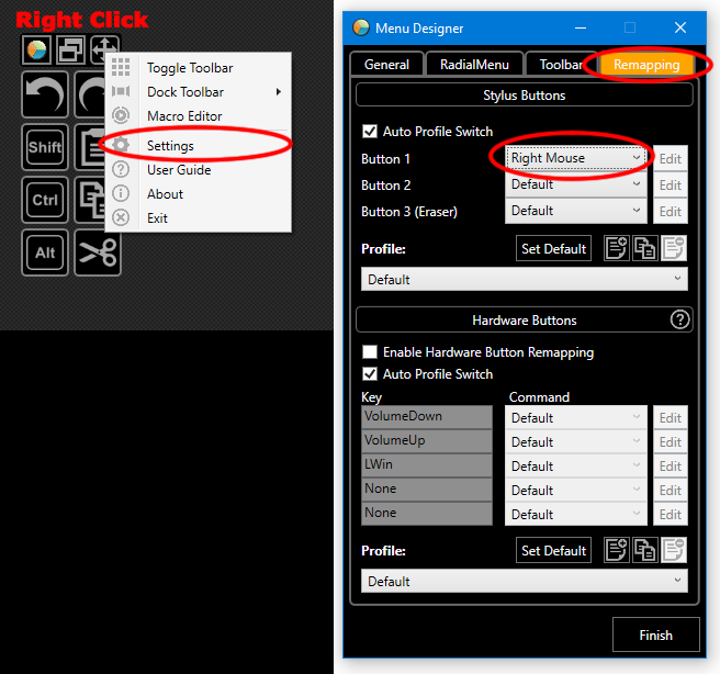 Pen rightclick while hovering Microsoft Community