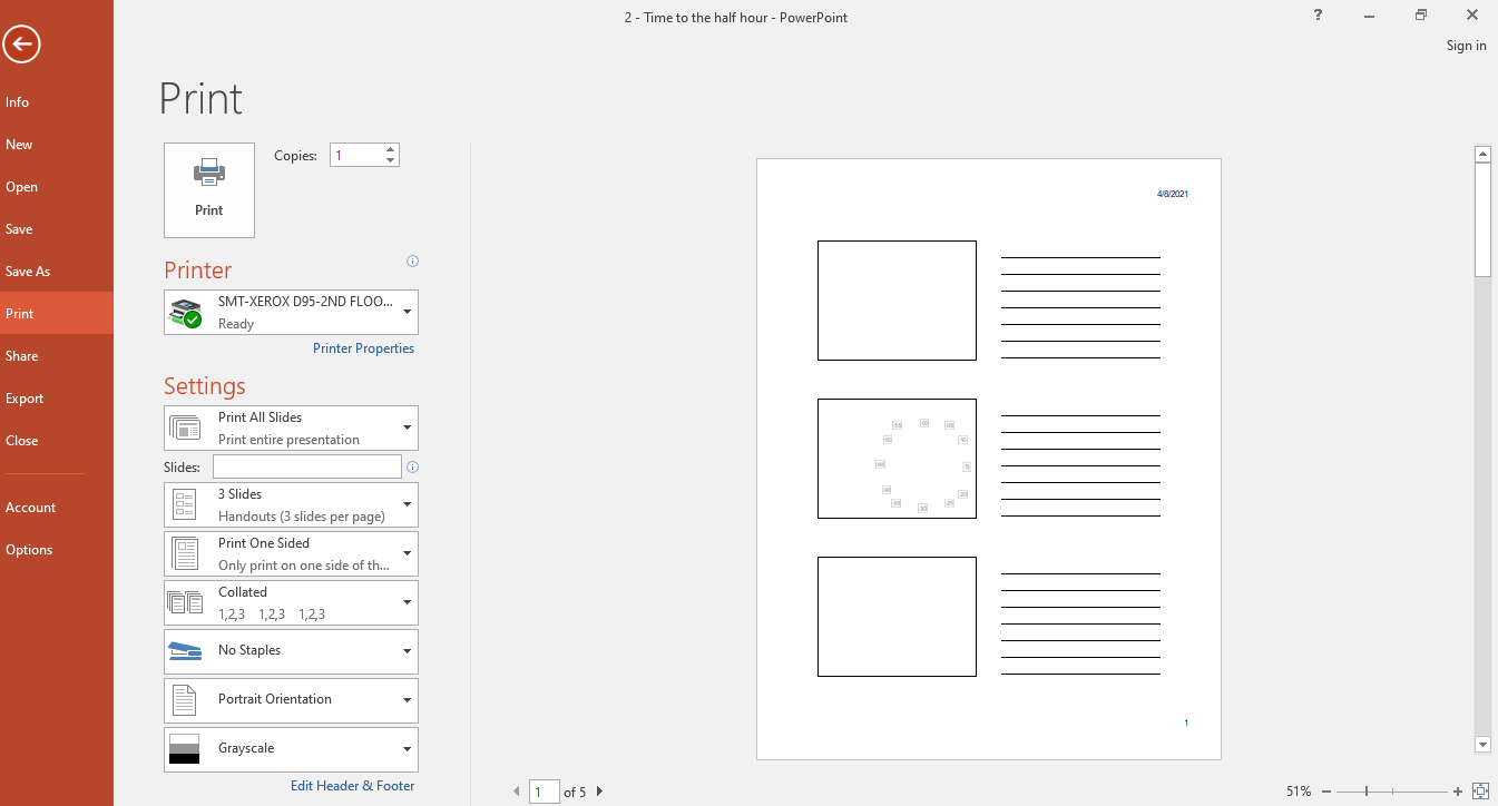 Why are my powerpoint slides printing as blank? - Microsoft Community