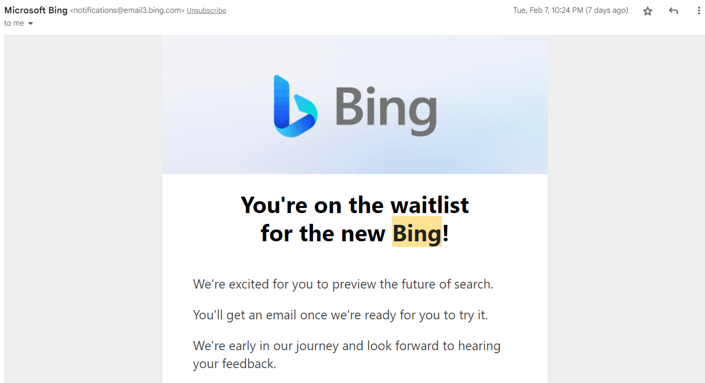 When Will I get New Bing - Microsoft Community