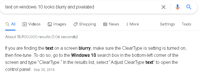 Blog  How to Adjust windows 10 blurry or pixelated text - Codedstar