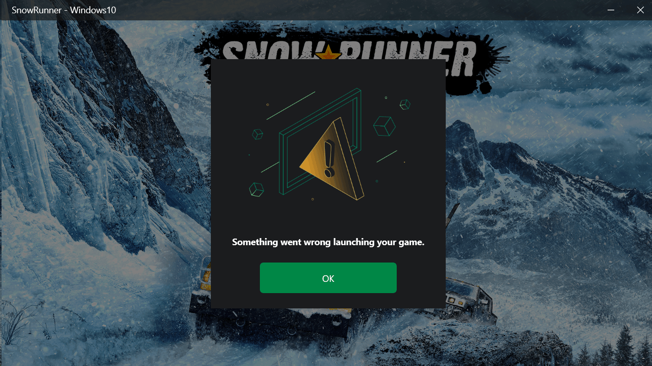 Something went wrong launching your game. - Microsoft Community