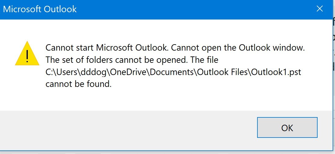 Windows 10 can't find Outlook - Microsoft Community