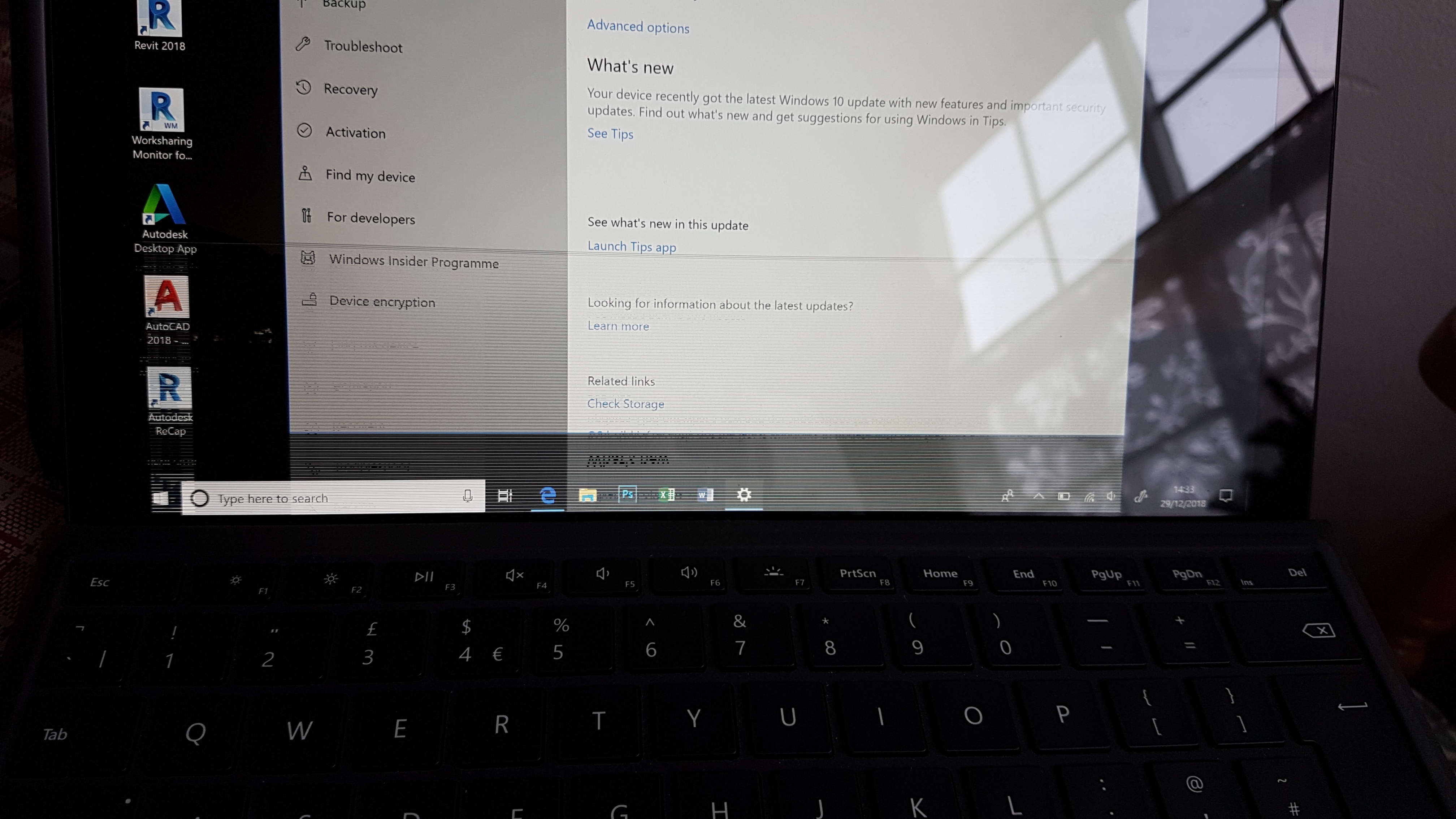 Horizontal Line   Flickering On Surface Pro 6 - Microsoft Community