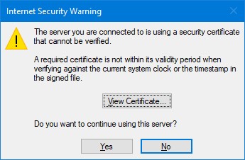 Security Certificate not valid Outlook 2013 Microsoft Community