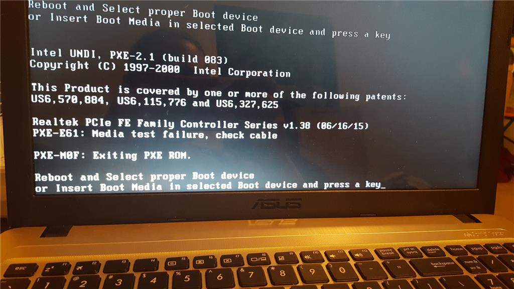 Reboot And Select Proper Boot Device