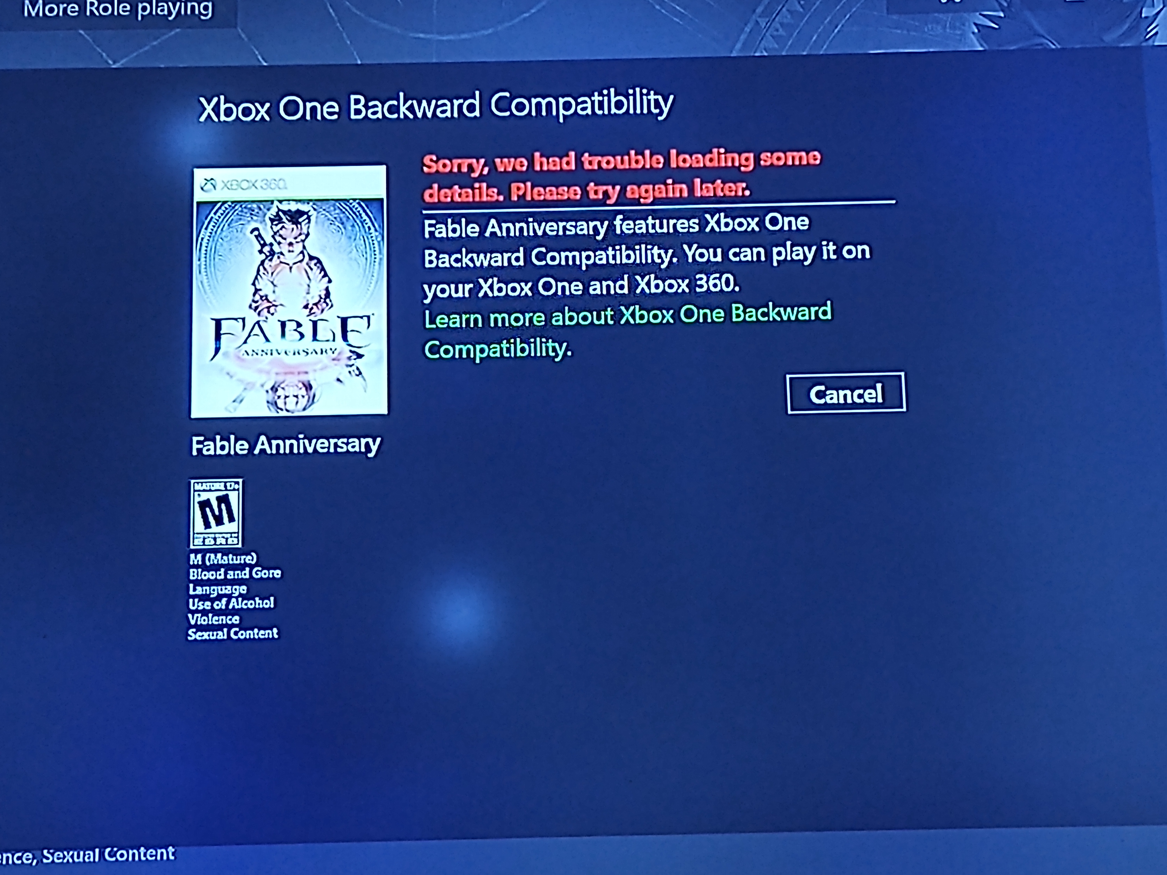 Fable anniversary backwards deals compatible