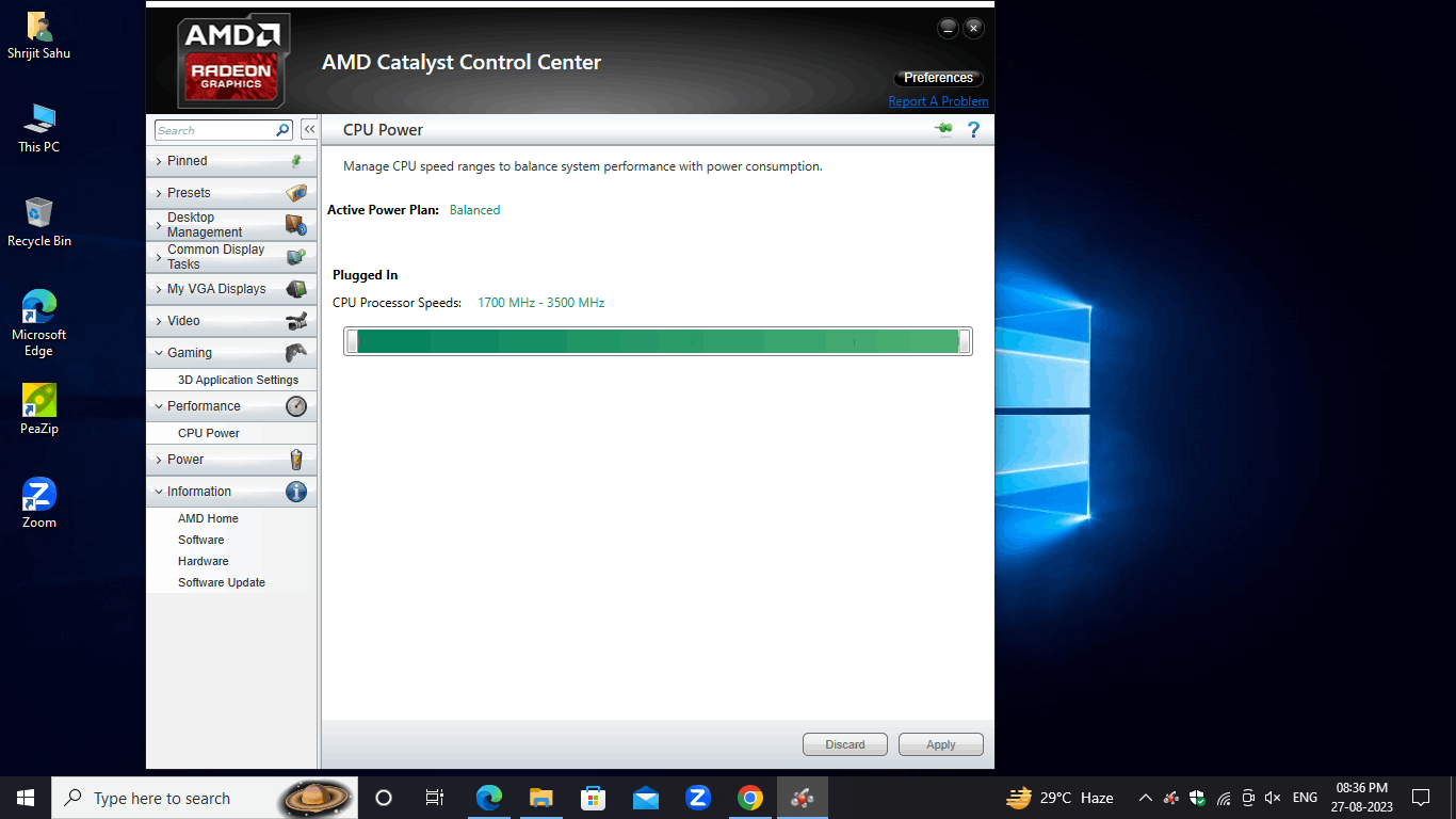 Windows 10 amd discount catalyst control center