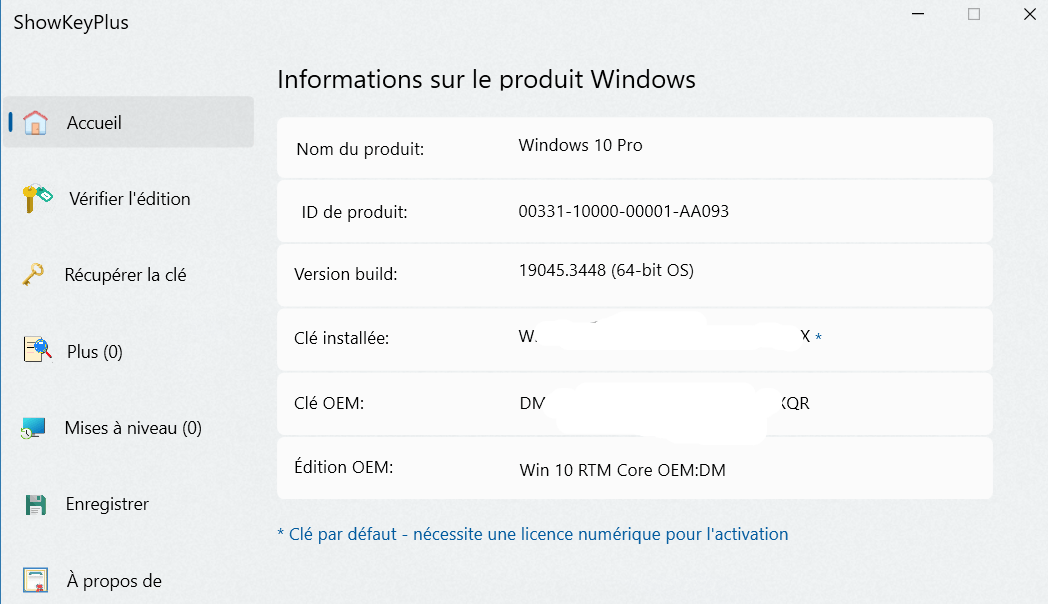 Clé d'activation Windows 10 Famille ne fonctionne pas - Communauté Microsoft