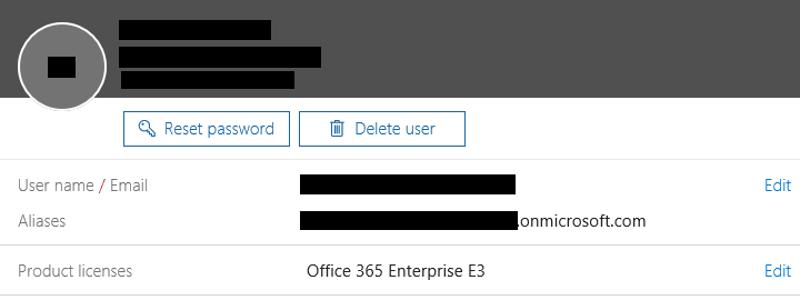User With Office 365 Enterprise E3 License Still Getting Your
