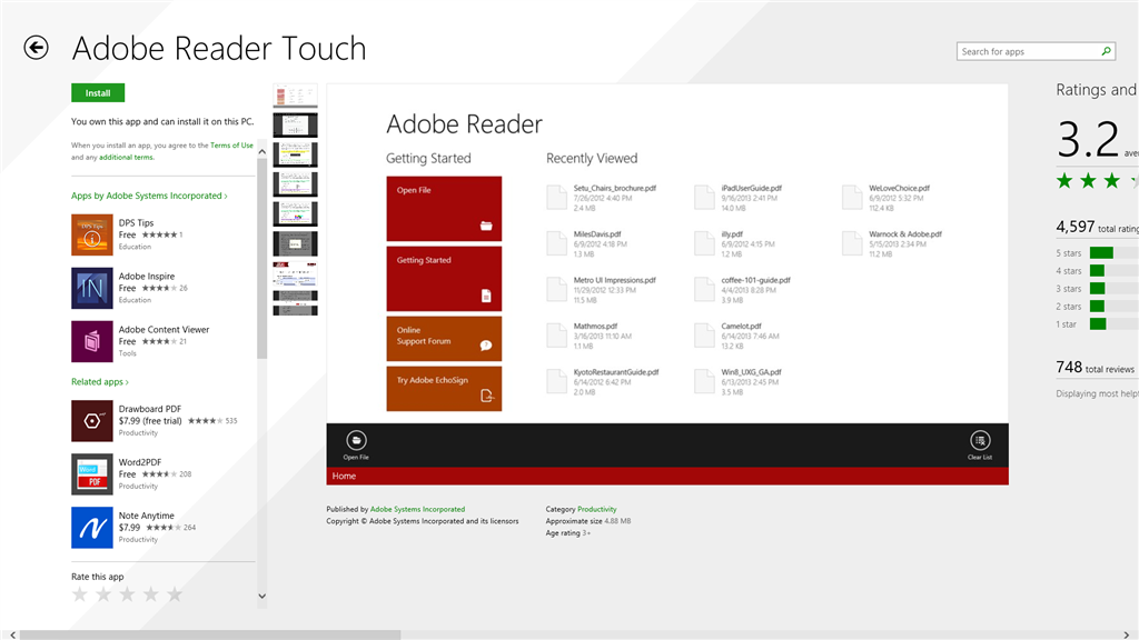 Не работает reader. Adobe Reader Touch. Adobe Reader Windows 8. Топ читалок на виндовс 10. Как починить pdf Reader в Windows 10.