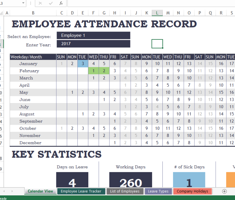 Employee Attendance Tracker - Microsoft Community