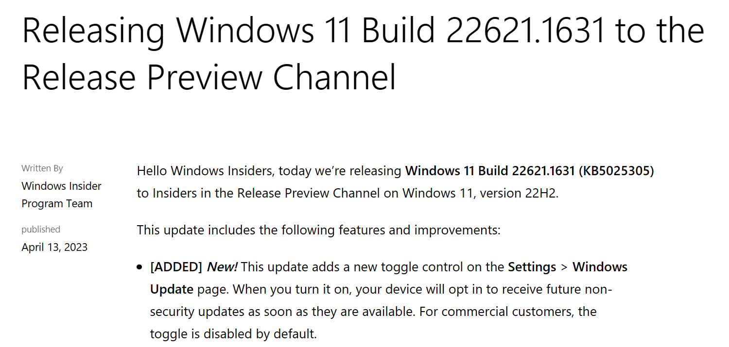 Get The Latest Updates As Soon As They Are Available (?) - Microsoft ...