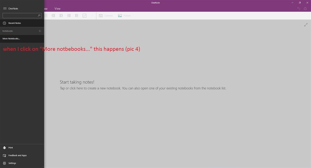 Onenote not opening in teams