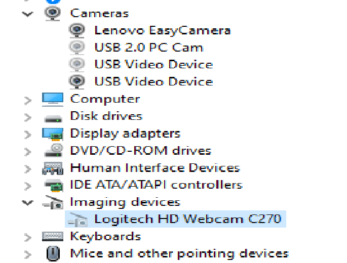 My Logitech HD Webcam C270 stopped working Microsoft Community