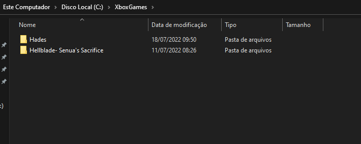 Não consigo selecionar o HD secundário para instalar jogos pelo App -  Microsoft Community