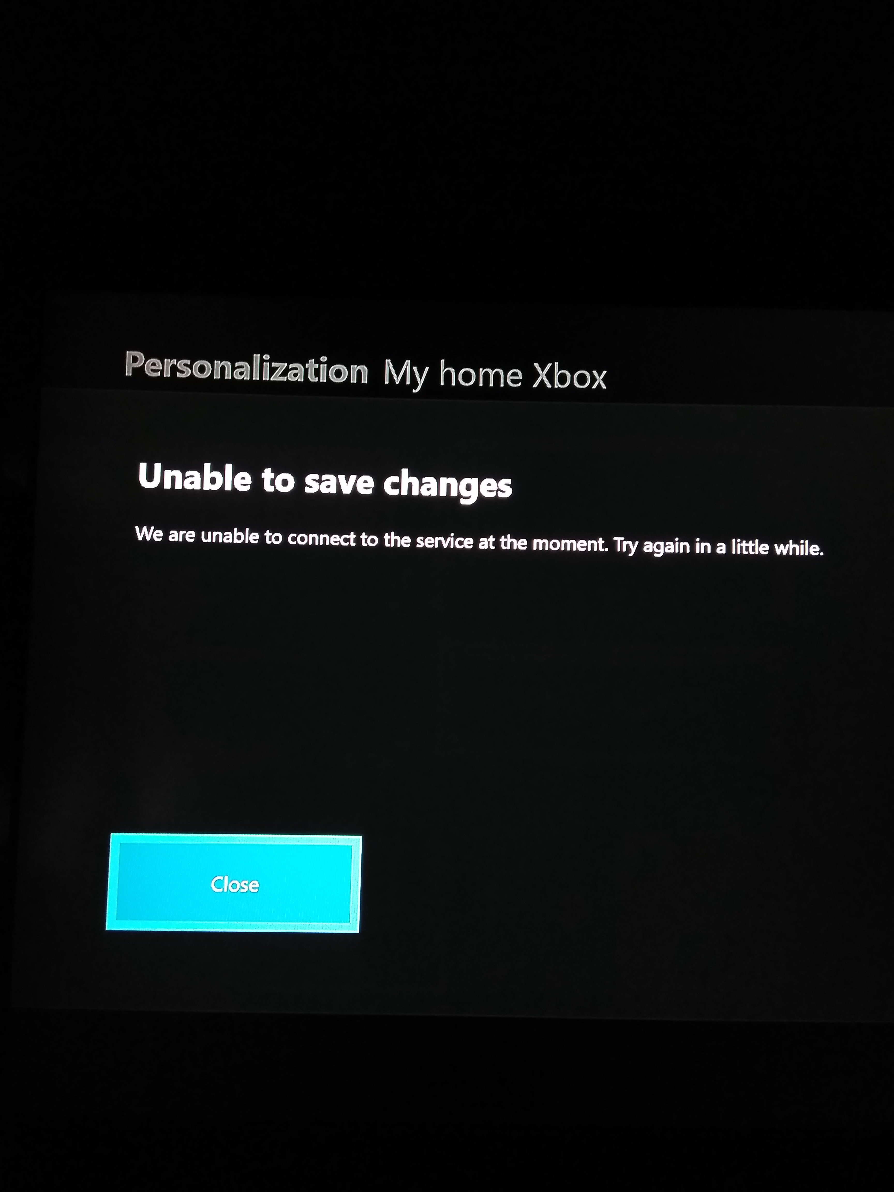 home xbox not working
