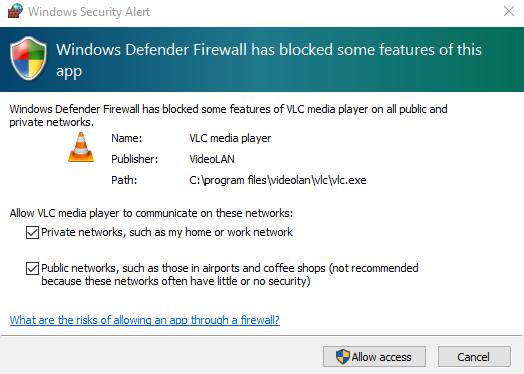 firewall public or private