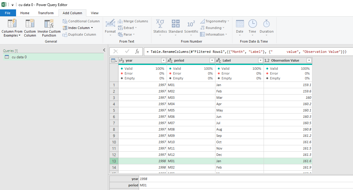 YOY Change in Power Query Editor in Excel - Microsoft Community