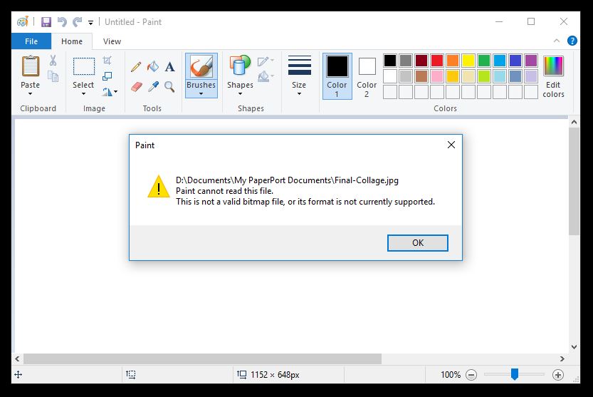 Программа Paint. Безымянный Paint. Ошибки в Paint. Графический редактор Paint для Windows XP. This files is not supported