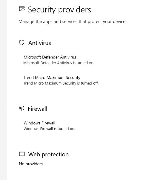 Trend Micro Maximum Security - Microsoft Apps