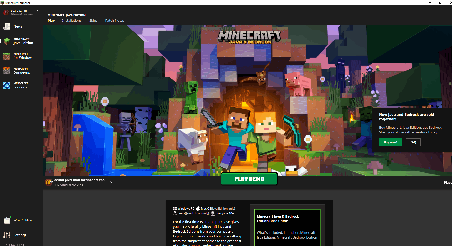 How to connect Mojang account to Microsoft account