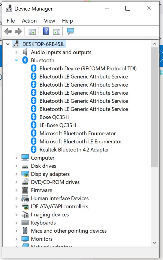 Microsoft bluetooth store enumerator