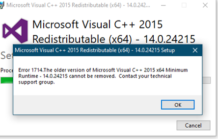 Error Installing Microsoft Visual C%2b%2b 2019 Redistri...