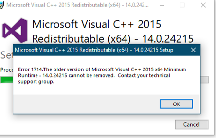Visual C 15 19 X64 Failure To Install Microsoft Community