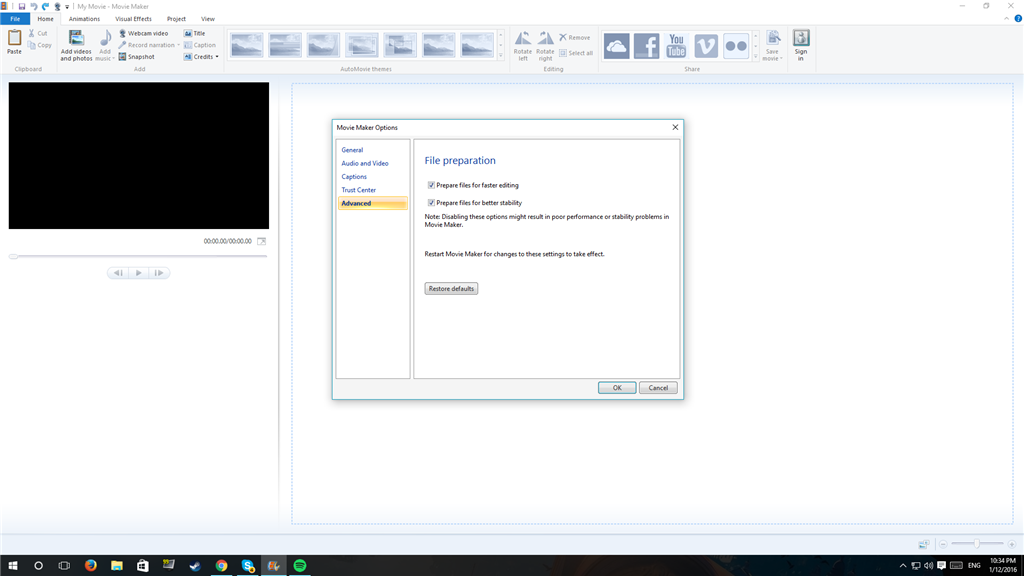 Aspect Ratio Of Windows Live Movie Maker Not Working Properly