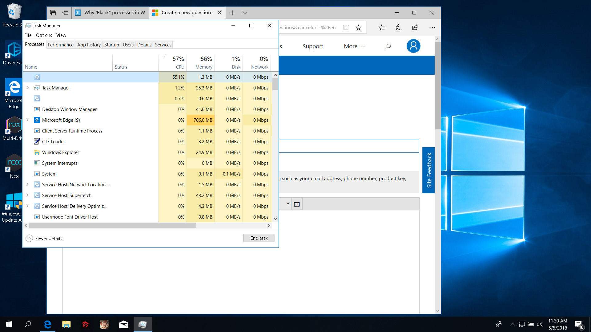 NULL PROCESS MAKES HIGH CPU USAGE. CAN YOU SOLVE THIS? Svchost.exe ...