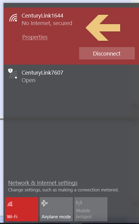 laptop connects to wifi but no internet, all other devices have no