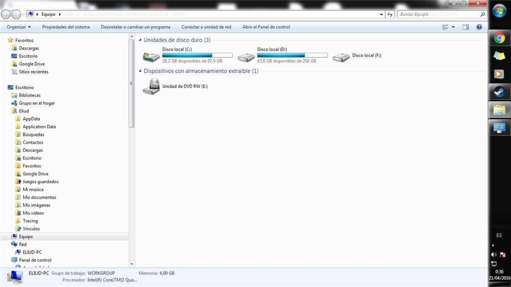 Problemas con Windows Ultimate sp1 para disco externo - Microsoft