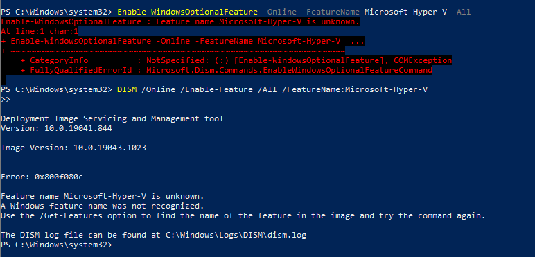 Hyper-V Not Showing Up! - Microsoft Community