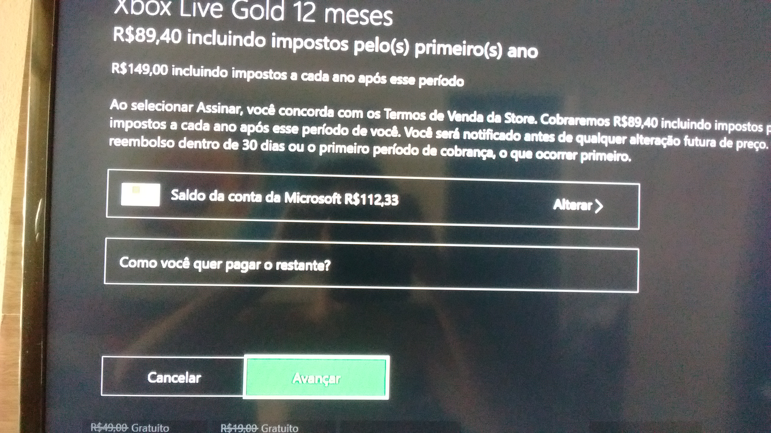 pay for xbox live gold