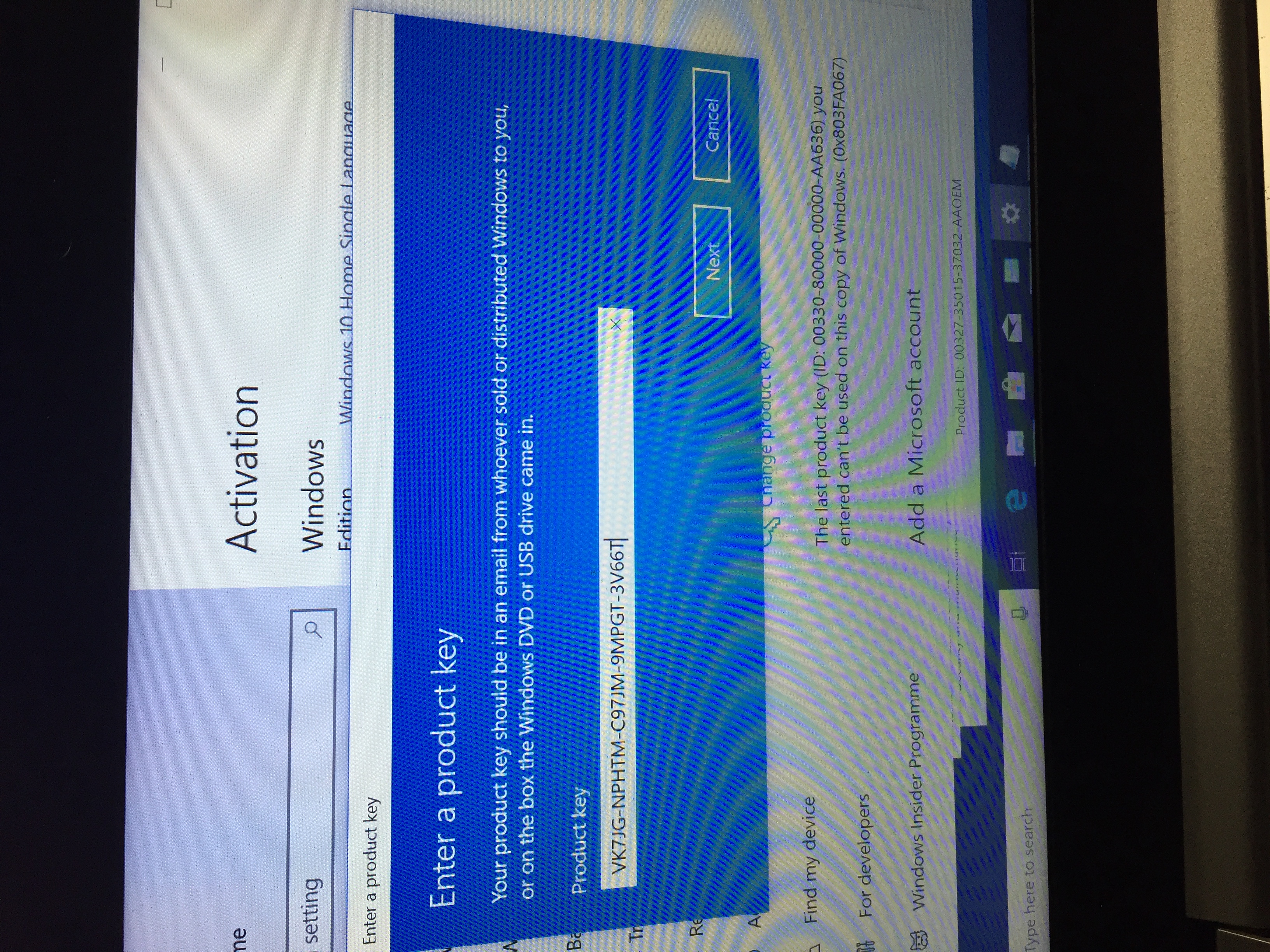 Error 0xc004f050 When Trying To Upgrade To Windows 10