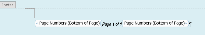 page-number-in-word-footer-is-displaying-as-more-than-just-page