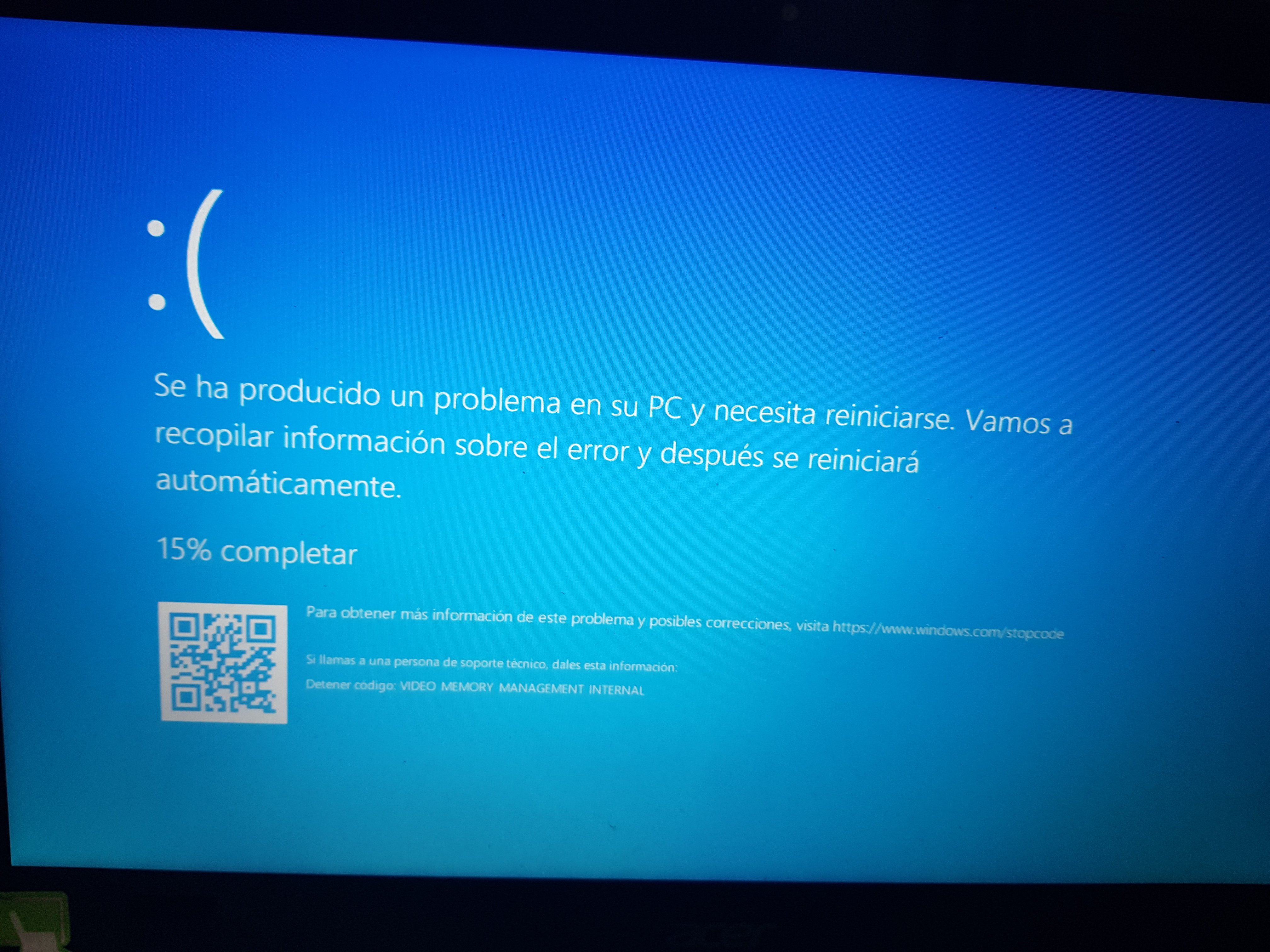 Windows 10 No se reconoce tarjeta gr fica y no deja actualizar