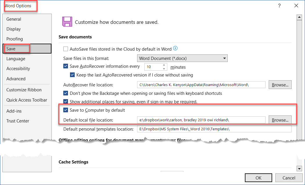 how do I turn off auto save in word (I have Windows 11 and Microsoft ...