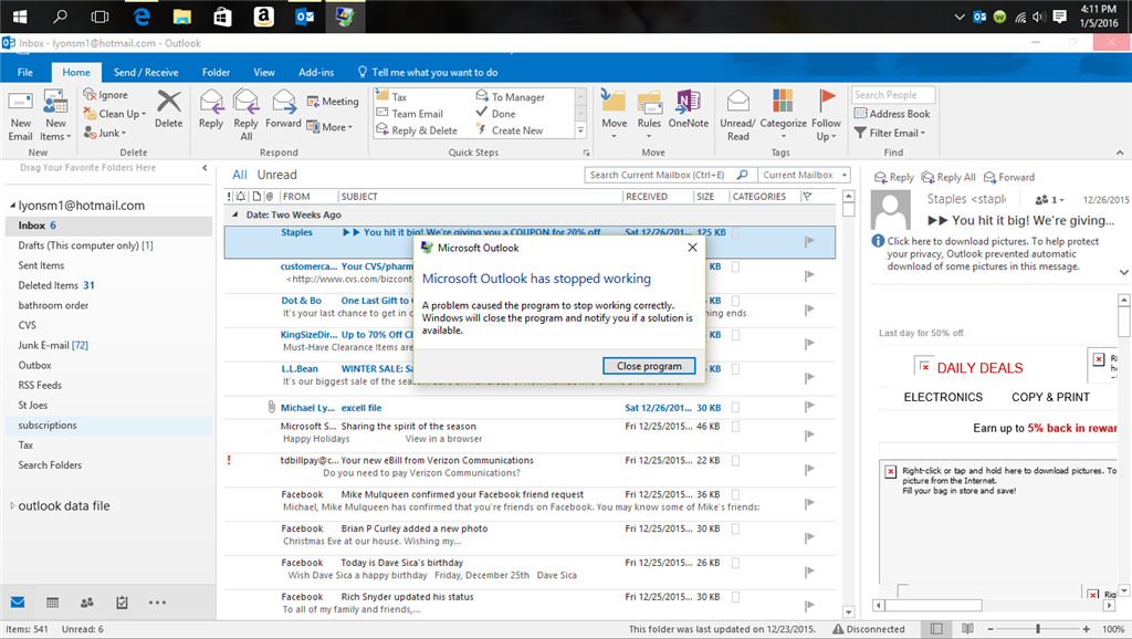 microsoft outlook 2016 free download for windows 10