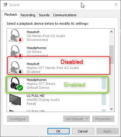 How to PERMANENTLY disable Handsfree Telephony for a bluetooth