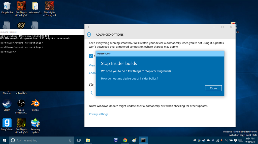 Windows Insider Builds Problem - Microsoft Community