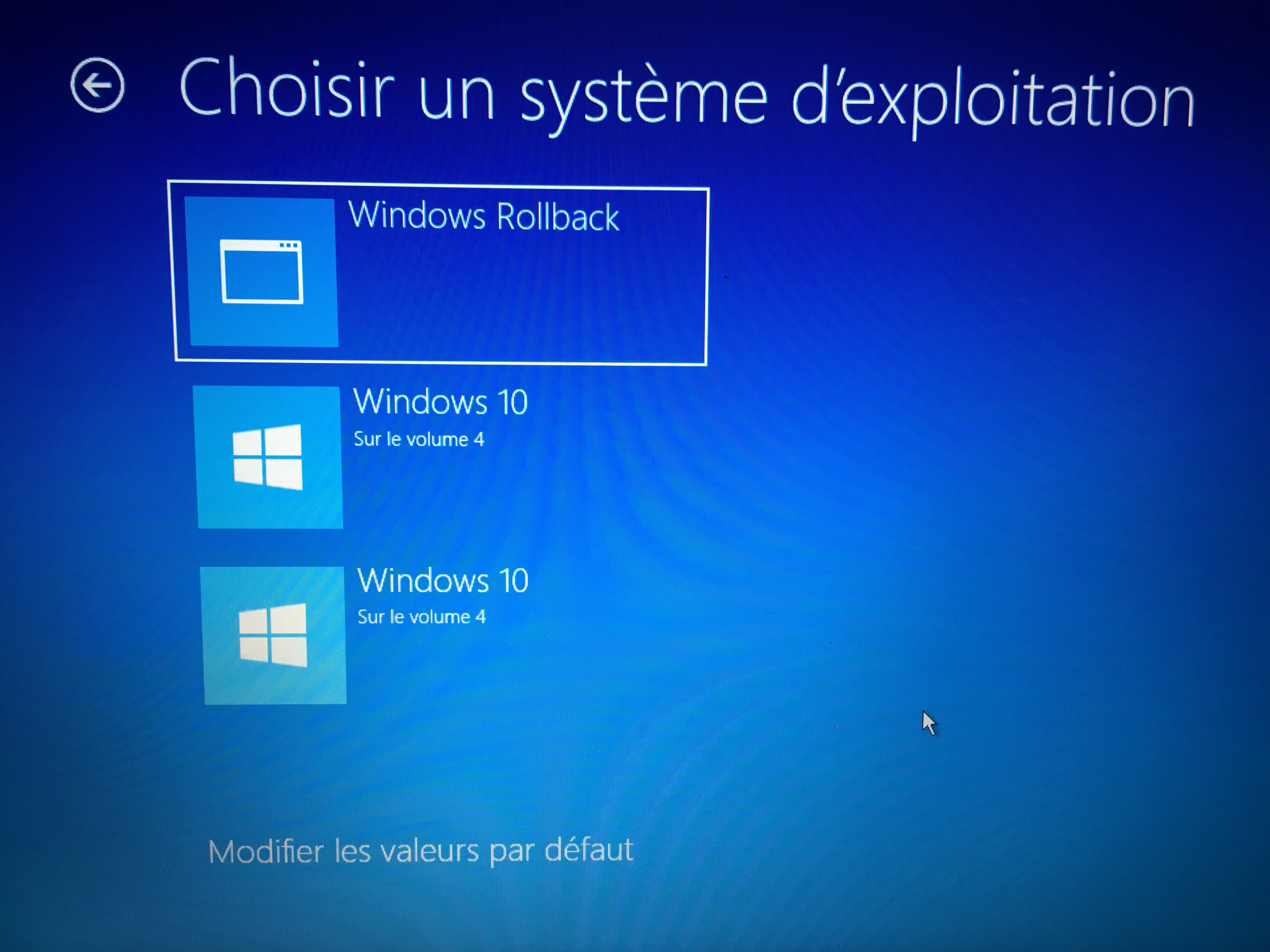 Windows rollback что это