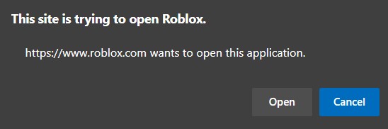 Opening Apps Without Confirmation Microsoft Community - roblox how to make a pop up